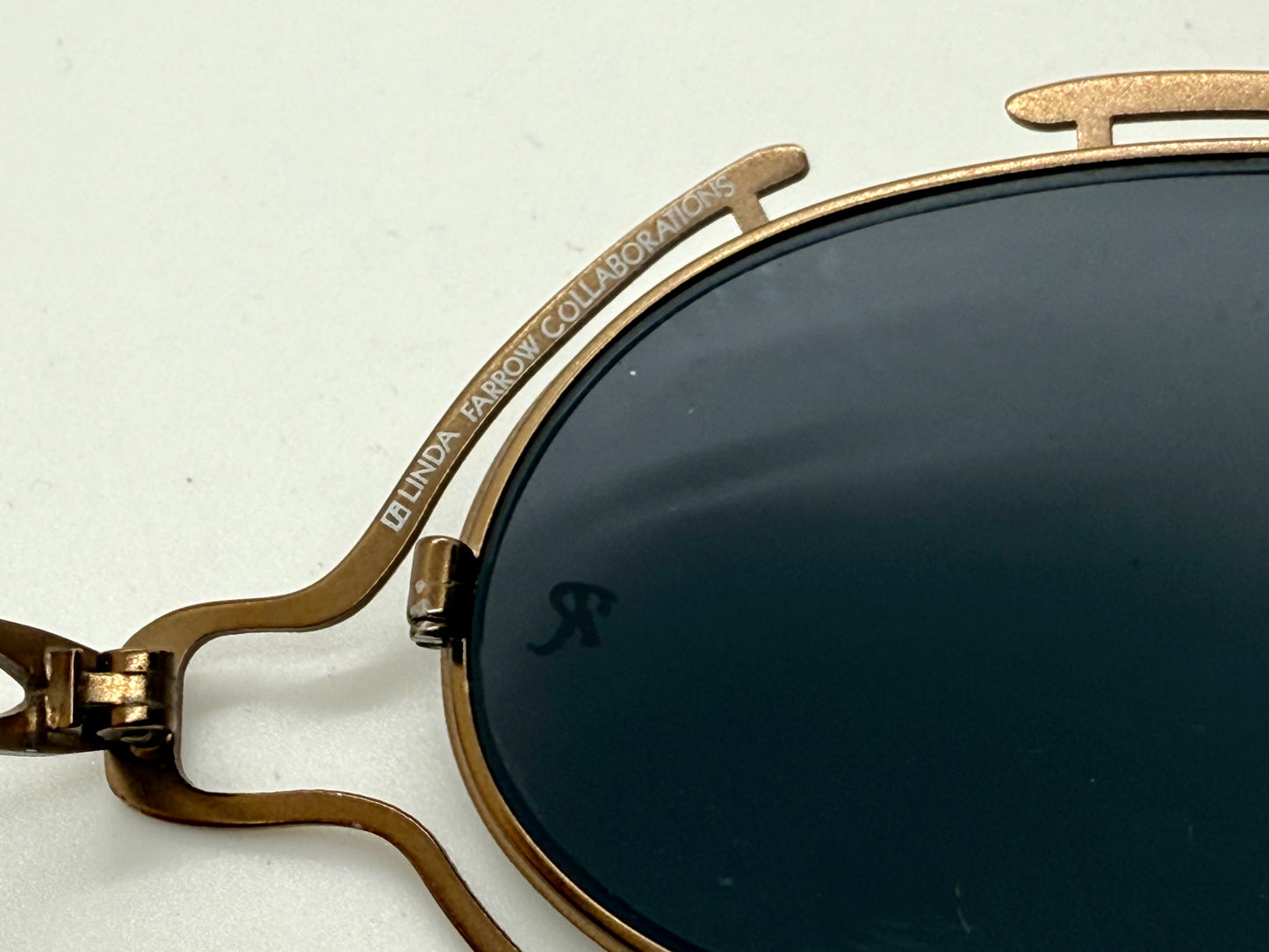 Raf Simons × Linda Farrow RAF13-C1 Bronze Sunglasses – Rare Collaboration