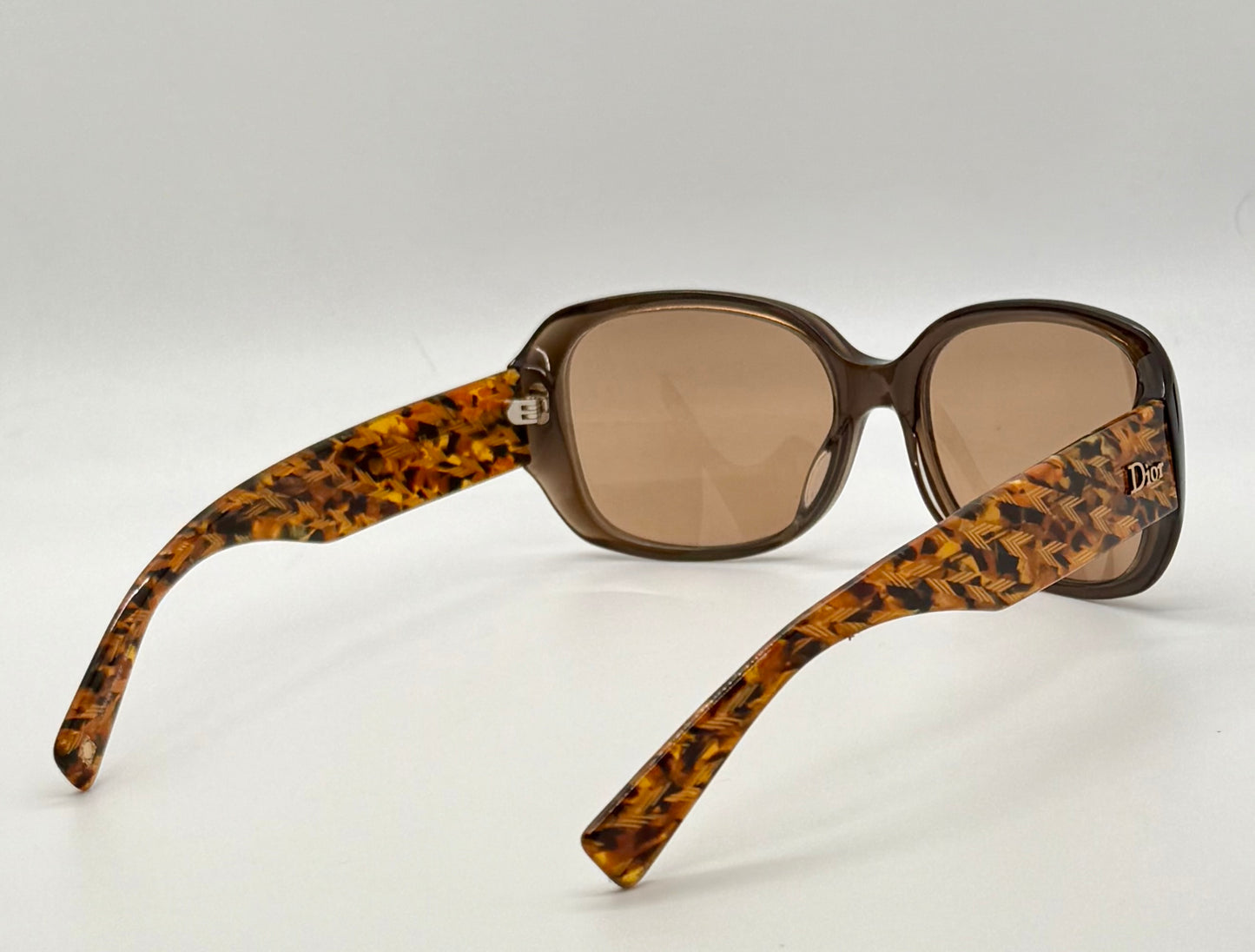 Christian Dior Flannelle 5 Vintage Sunglasses w/New Solid Brown Custom Tinted Lenses-Germany-56mm