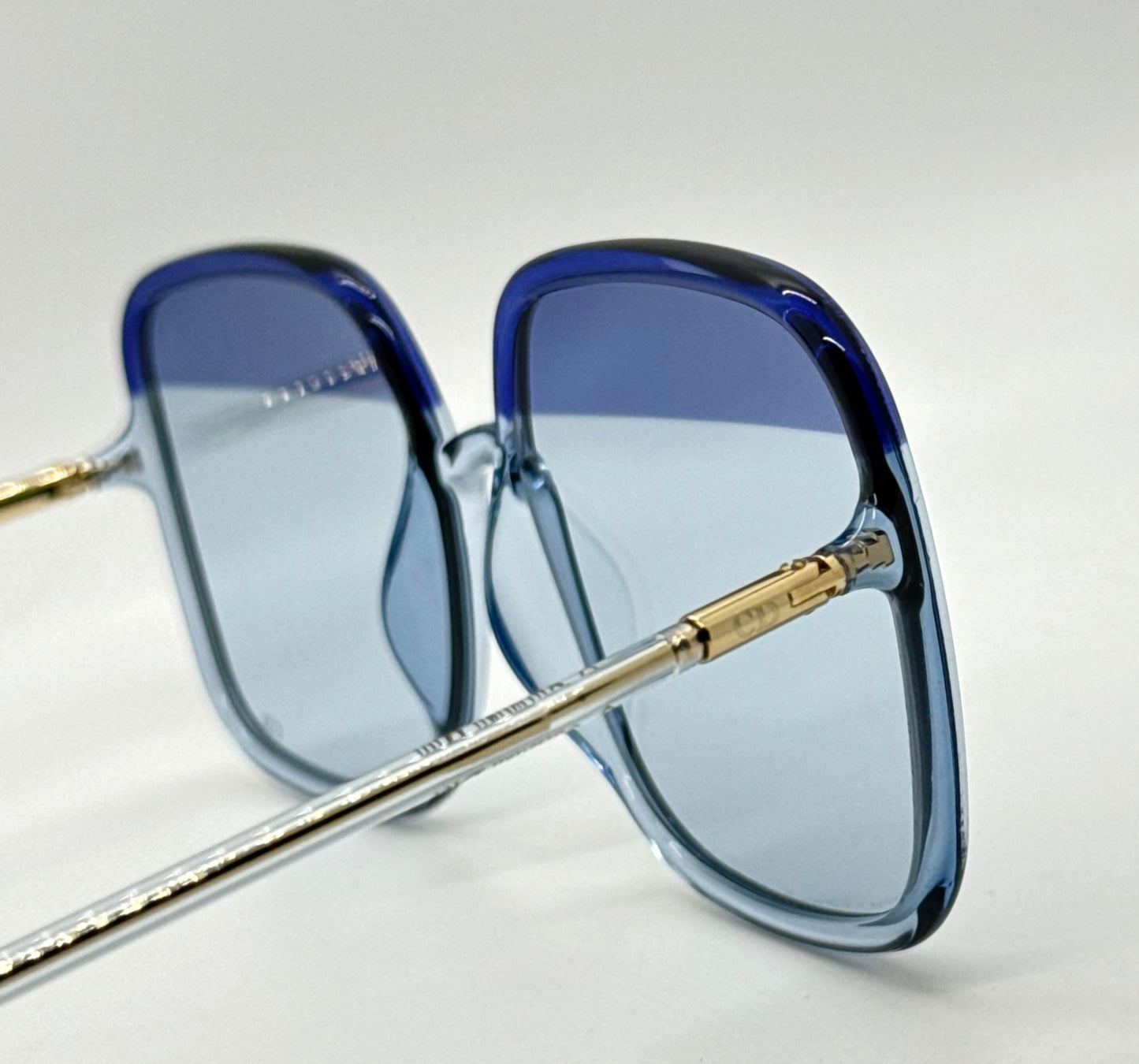 Christian Dior DiorSoStellaire1 Sunglasses ZX9UY-Blue Gradient Lenses–Full Kit/NOS