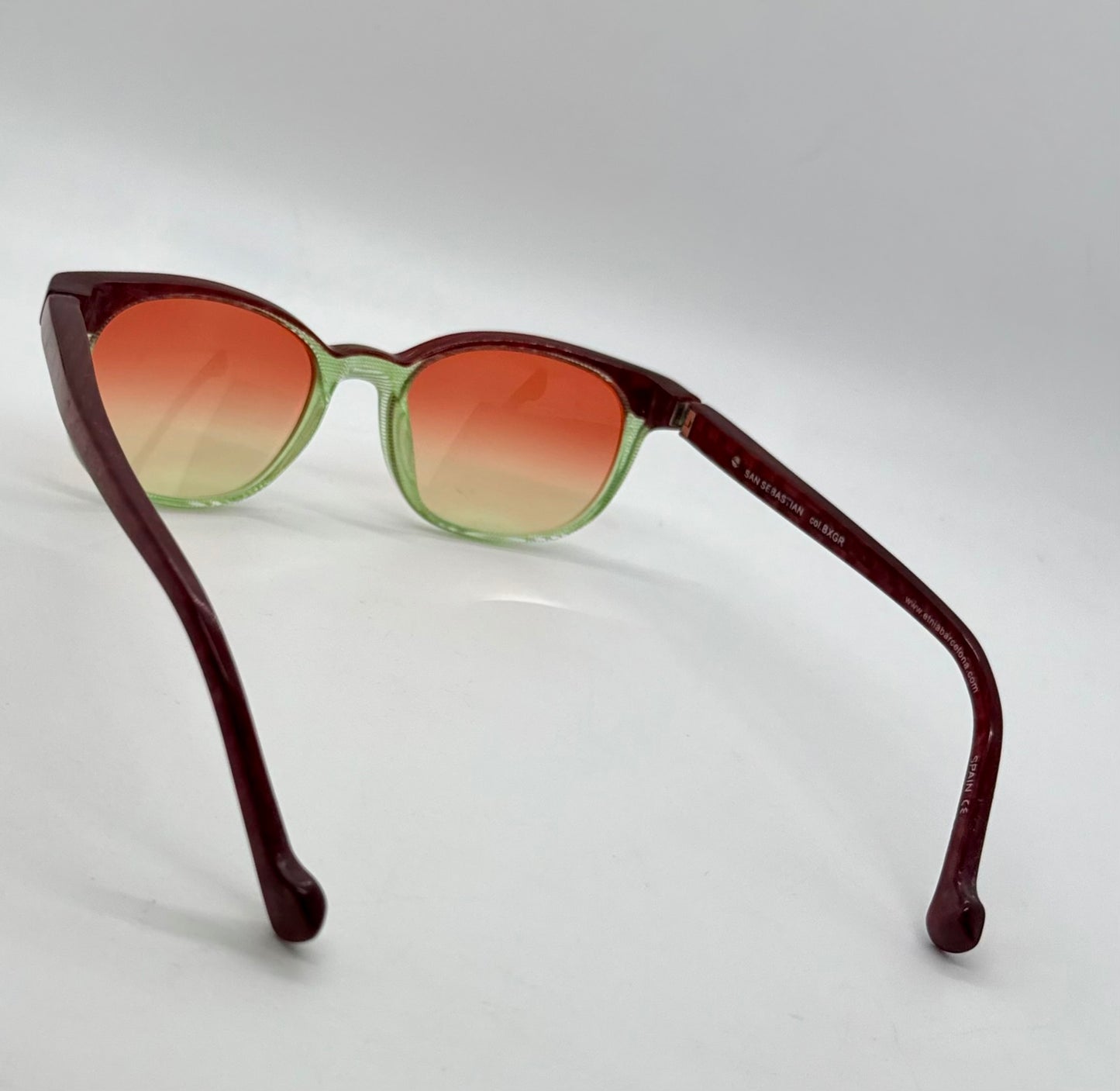 Etnia Barcelona SAN SEBASTIAN BXGR w/New Red/Green Custom Gradient Lenses-48mm