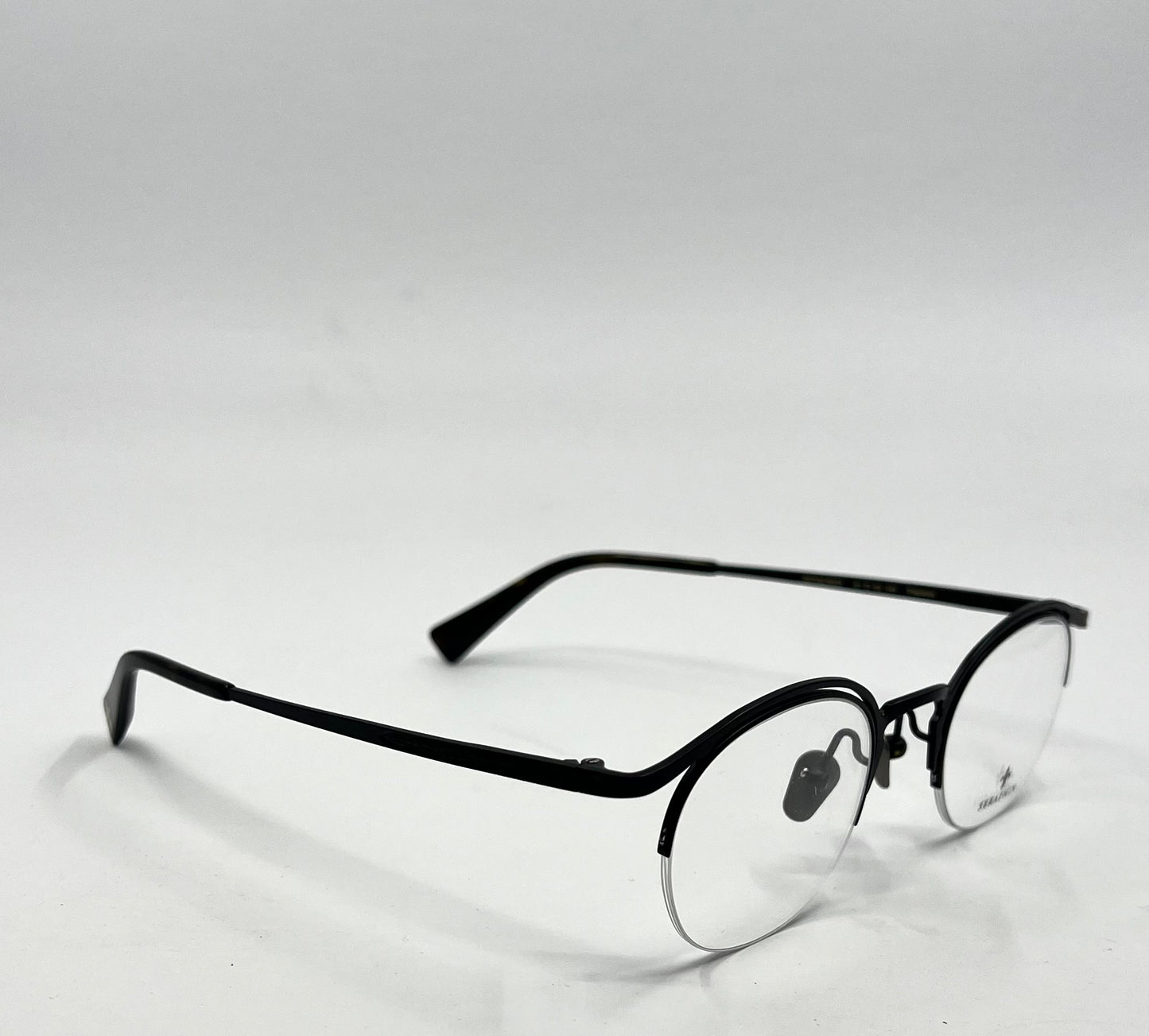 Seraphin Duval 8523 Eyeglasses Titanium Black 47-22-145/Handmade Japan-New