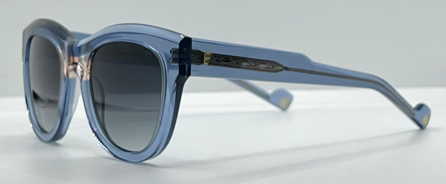Entourage of 7 Sycamore-Ice Blue 51-24-142 Grey Gradient Sunglasses-New/Unworn