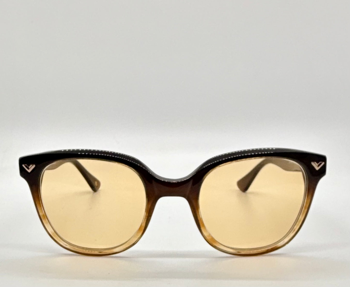 Victory Collection-Garfield 210 COF Vintage Sunglasses w/New Day/Night Custom Amber Tint Lenses