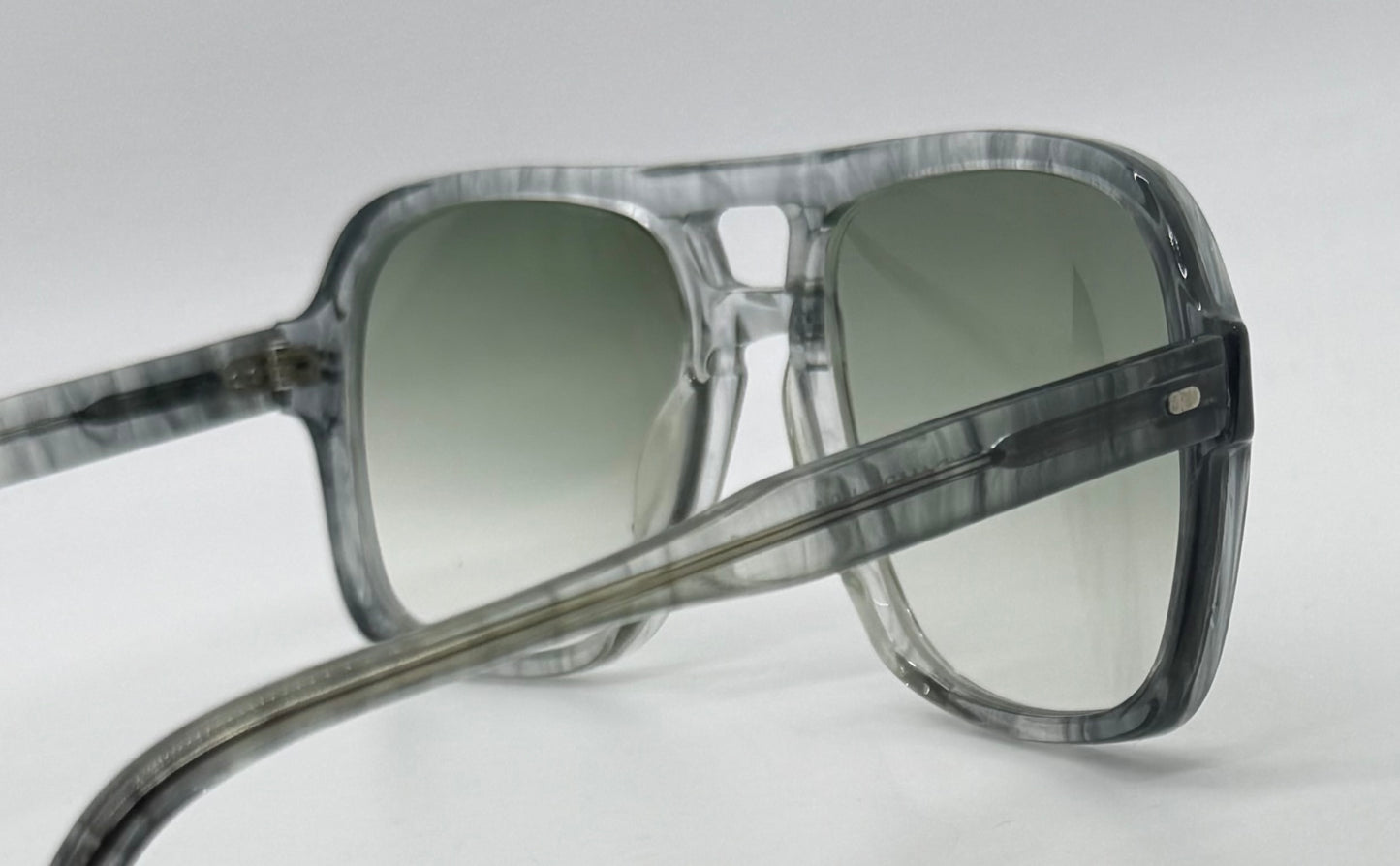 SRO 140 Handmade USA Vintage Sunglasses w/ New, Custom Gradient Aquamarine Lenses