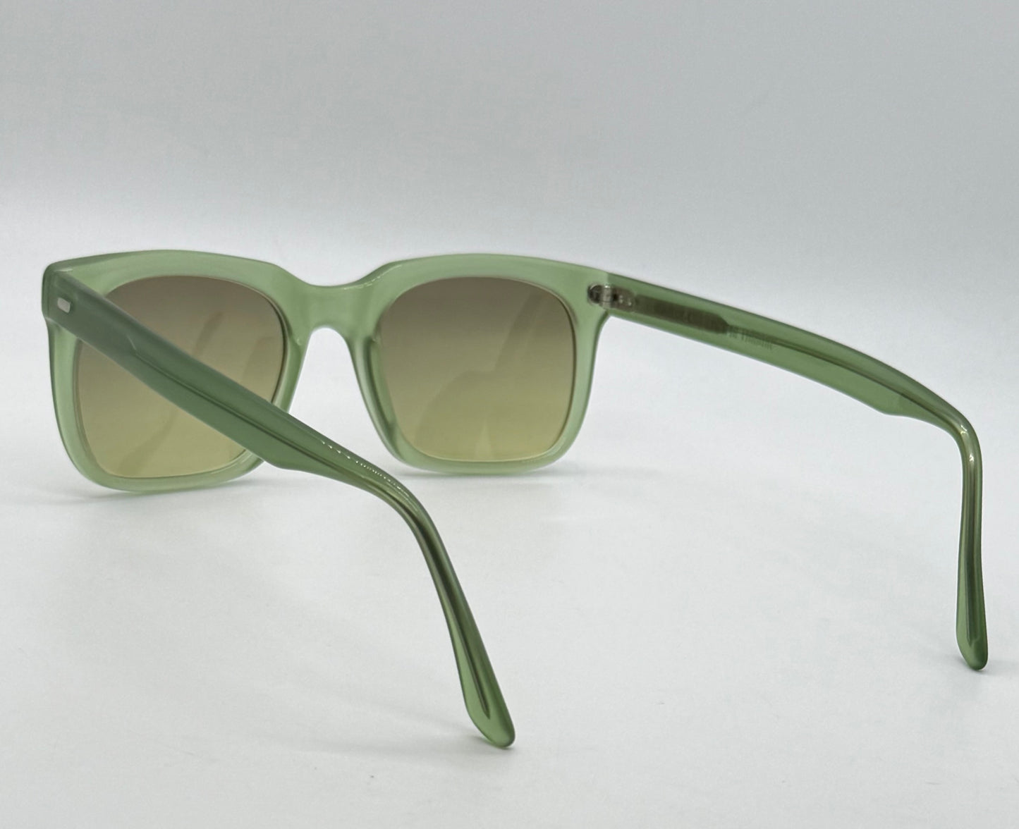 Cutler and Gross M:0974 Green Vintage Sunglasses w/New Olive–Citrus Gradient Custom Lenses-50mm