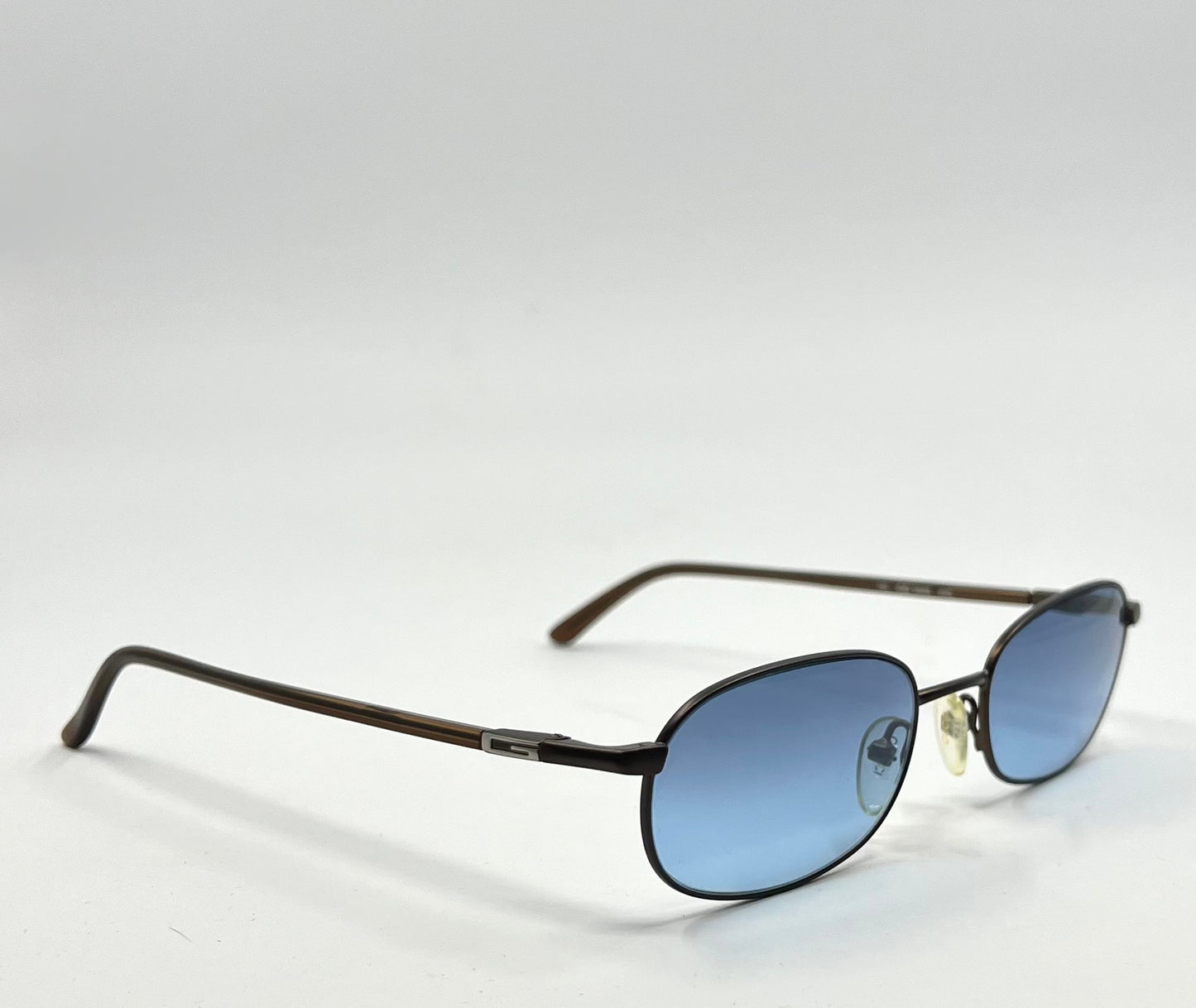 GUCCI GG 1645 4XG Vintage Sunglasses w/New Blue Gradient Custom Tinted Lenses-UNWORN