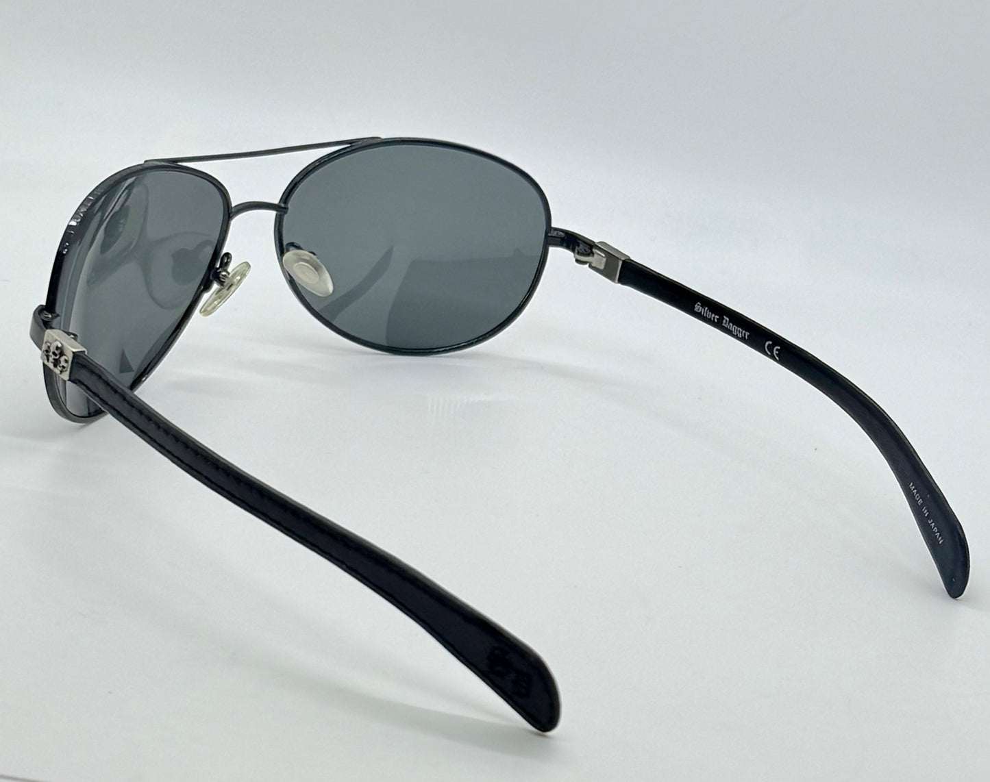 Silver Dagger SPAK Vintage Aviator Sunglasses – Made in Japan – New Polarized Lenses