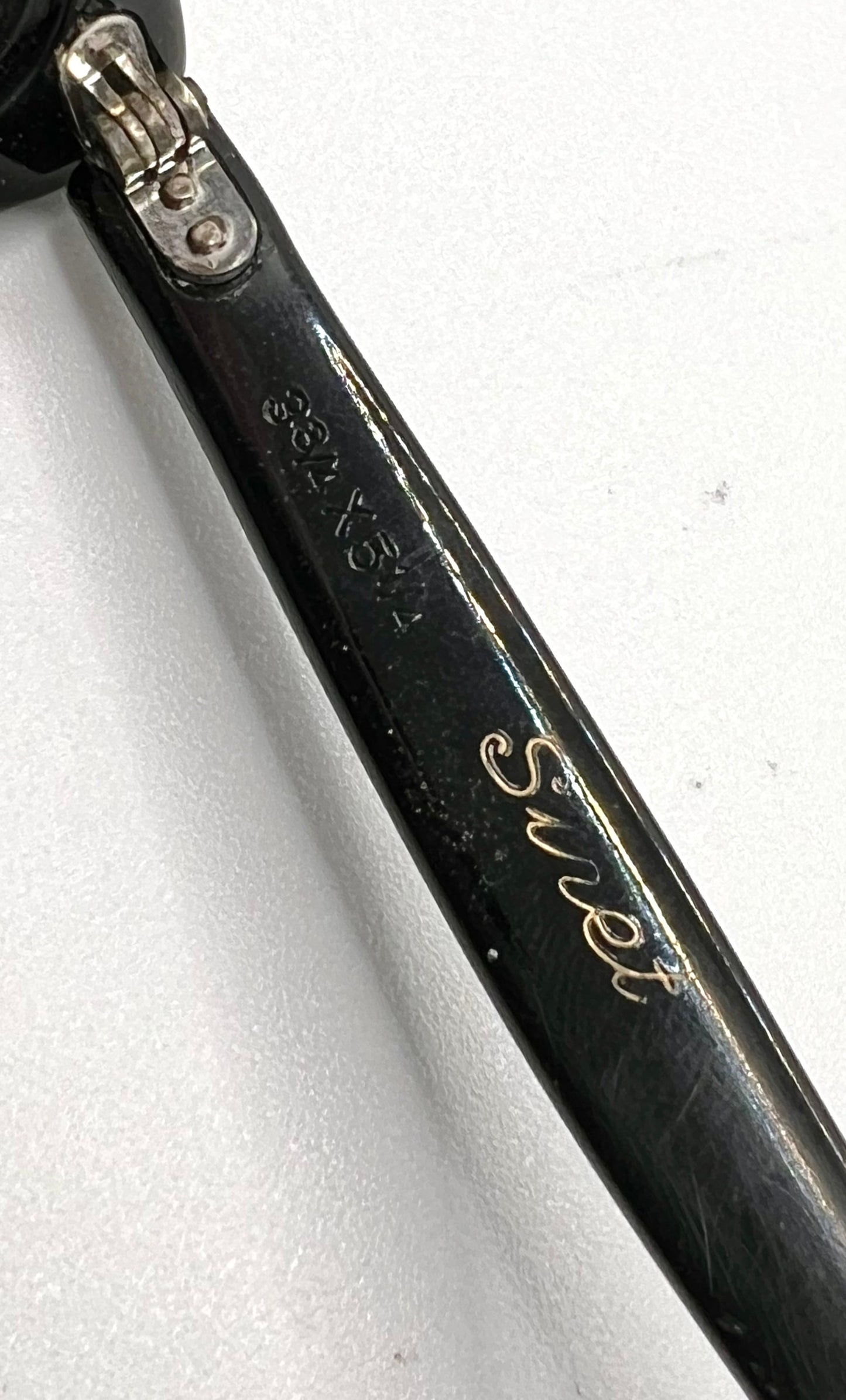 Vintage TITMUS USA “Siret” Cat-Eye Eyeglasses Black Rhinestone – Restored