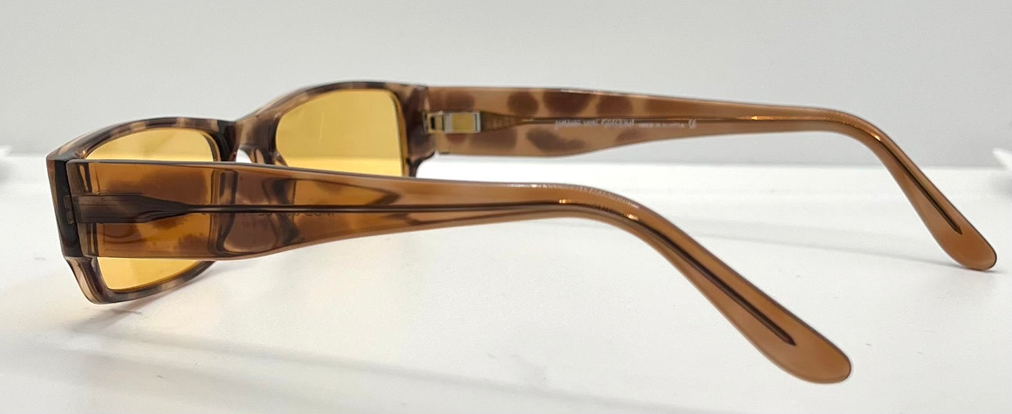 Johann Von Goisern MOD.537 Sunglasses w/New Solid-Amber Custom Lenses-Austria-NOS