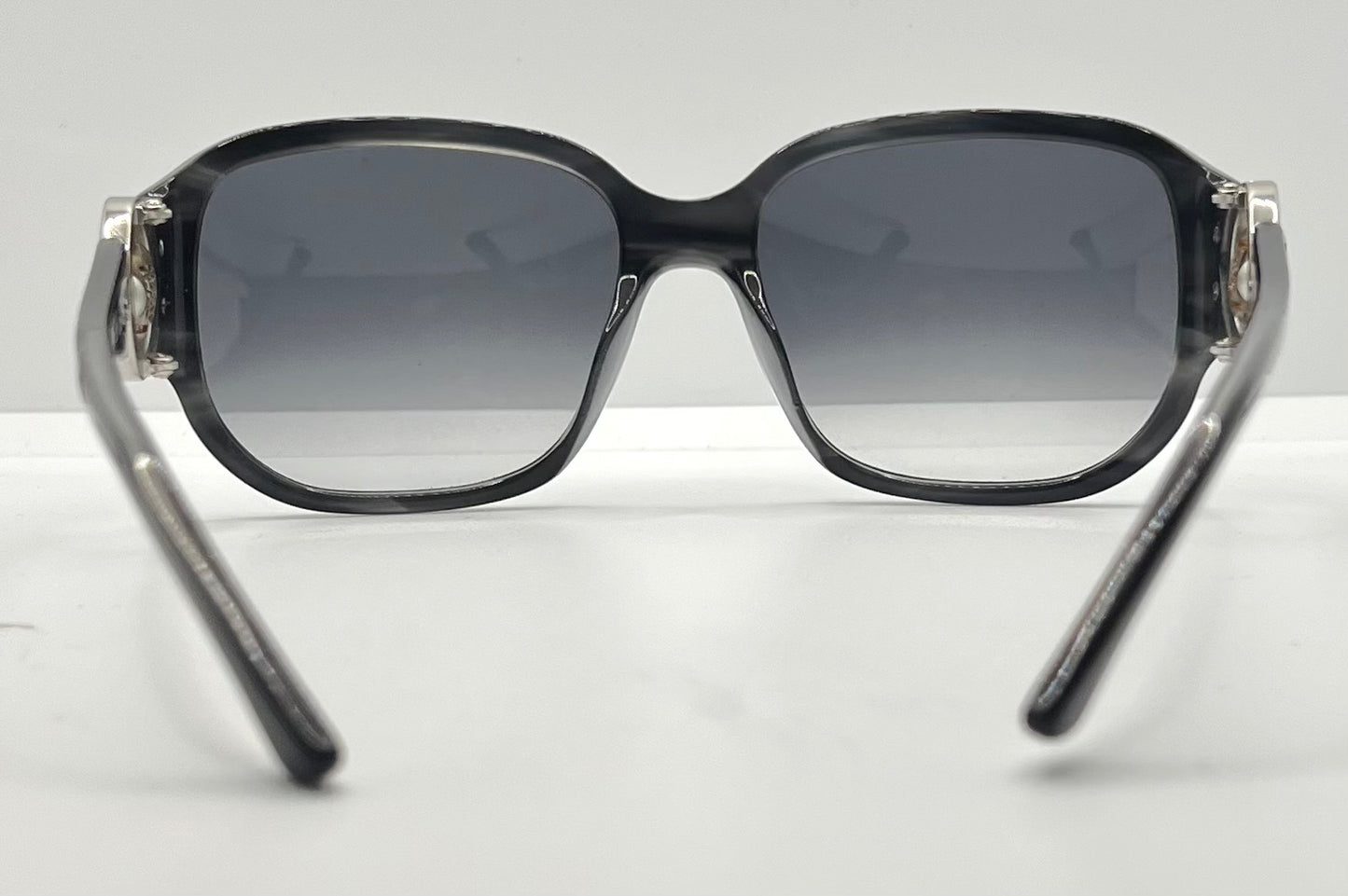 Sasura S202 Sunglasses Black 56-17 Spinner Temple Design Made in Italy NOS
