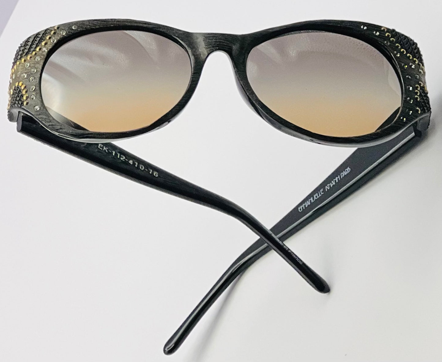 Vintage Emmanuelle Kahnh SUNGLASSES WITH BRAND NEW CUSTOM-GRADIENT Berko’s Designs Lenses
