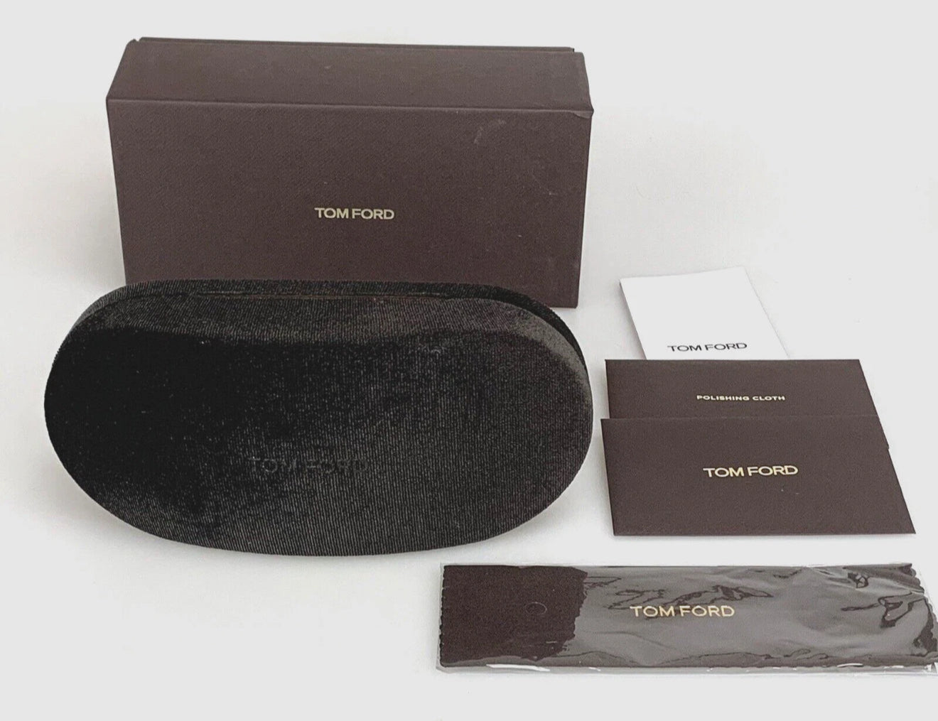 Tom Ford TF5246 024 Ivory Pearl Oval Eyeglasses 53-17-140 Italy Deadstock