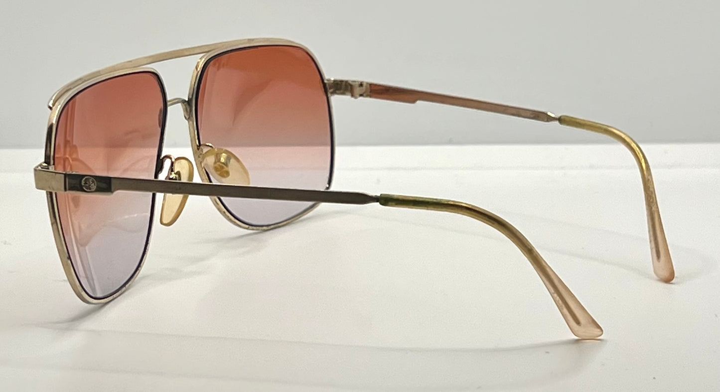 Alfa Romeo 49-212 Vintage Sunglasses w/New Gradient Custom Tinted Lenses-