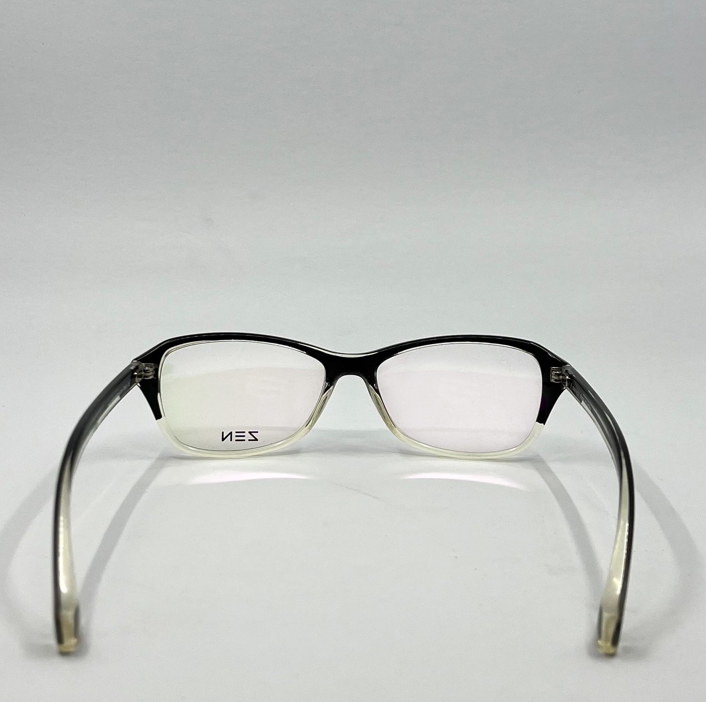 Zen Barcelona Z357b C.1 Eyeglass Frames 55-16 Black/Clear – New, Full Kit