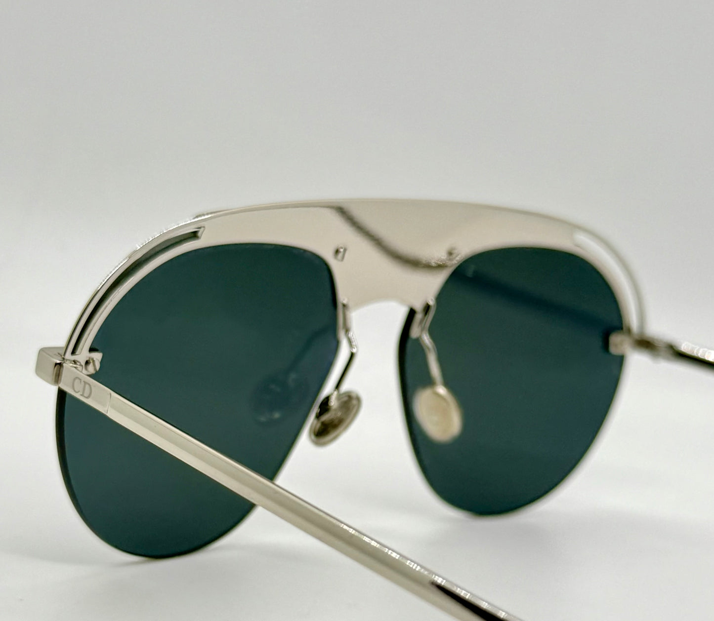Dior CSA2K Dio(r)evolution Sunglasses Black/Nickel Grey-Full Kit-New/Unworn