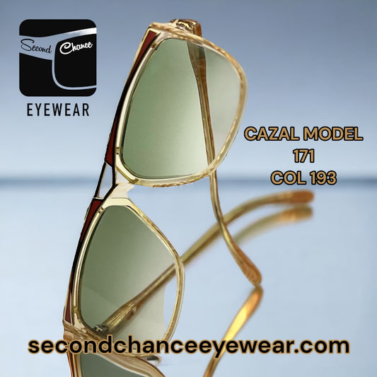 Vintage CAZAL Mod.171/Col.197 Sunglasses with Brand New Berko’s Designs Gradient Lenses