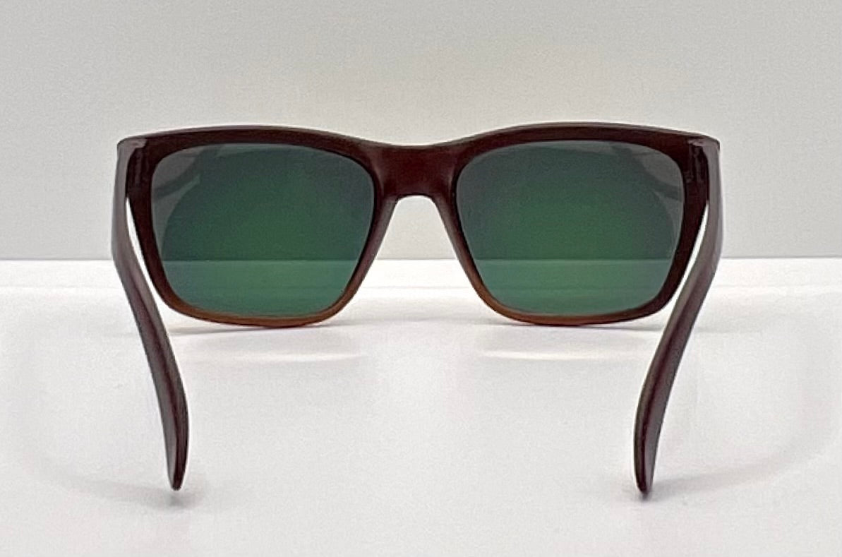 Mira M45 Vintage Sunglasses – Matte Red Frame w/ Yellow Mirror Lenses – NOS