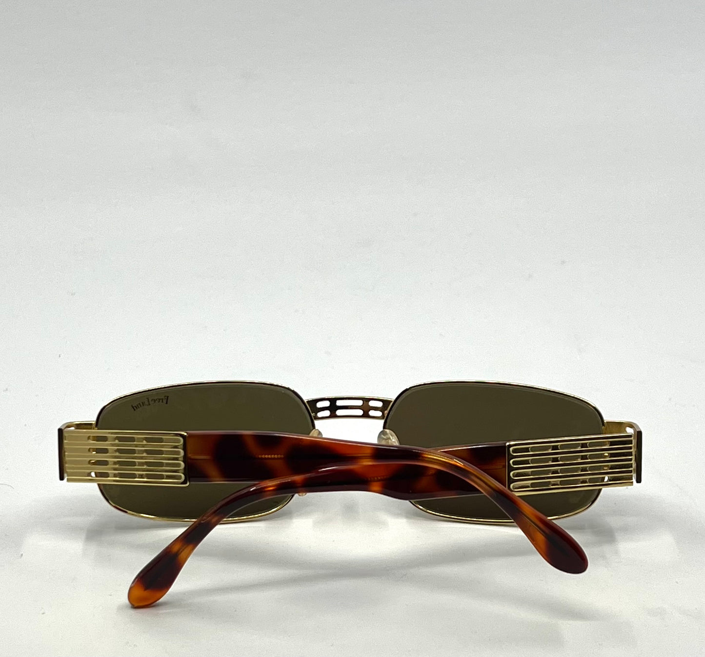Free Land Visibilia Fl 613 023 Gold Lattice Italy Sunglasses Vintage|Deadstock Unworn