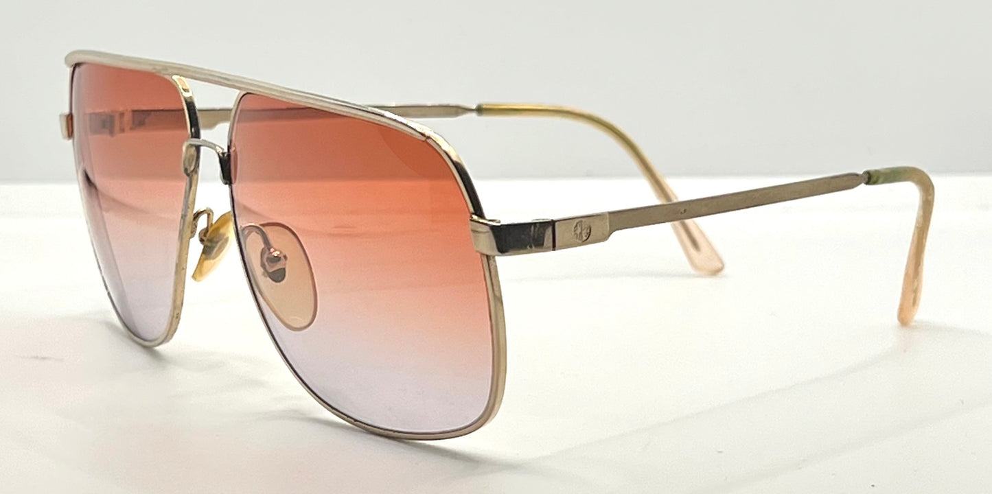 Alfa Romeo 49-212 Vintage Sunglasses w/New Gradient Custom Tinted Lenses-
