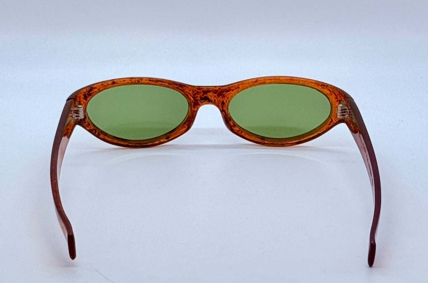 COOL-RAY Polaroid 125 Vintage Sunglasses w/New, Custom Bottle Green Lenses
