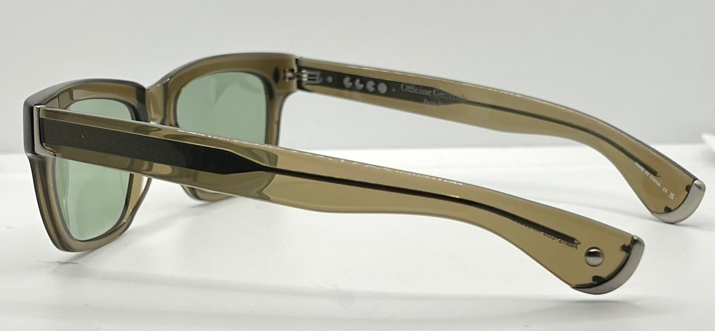 Garrett Leight x Officine Générale OLIO 50mm Sunglasses w/New Mint Custom Lenses-Unworn/Full Kit