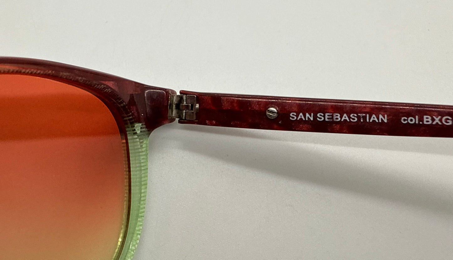 Etnia Barcelona SAN SEBASTIAN BXGR w/New Red/Green Custom Gradient Lenses-48mm