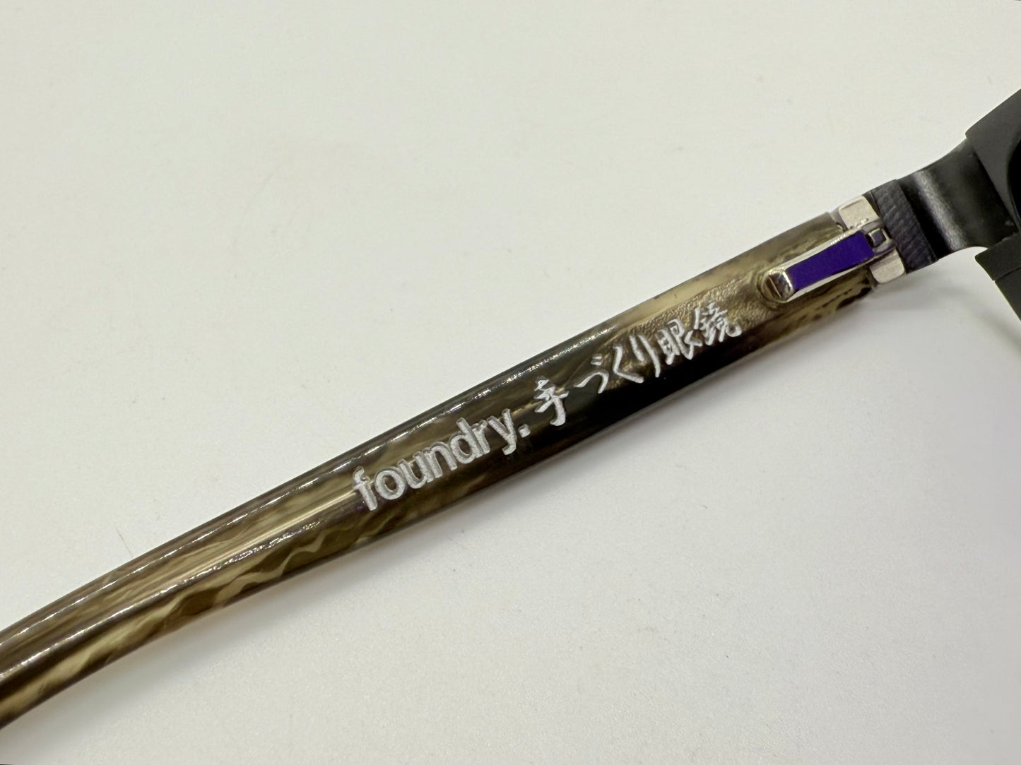SUPERDRY x FOUNDRY JAPAN COLLAB w/New Purple Gradient Custom Lenses-SPRING HINGES-Unworn