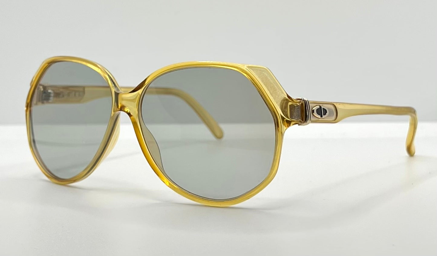 CHRISTIAN DIOR 2255 20 – Vintage Sunglasses w/New, Custom Aquamarine Lenses-Germany