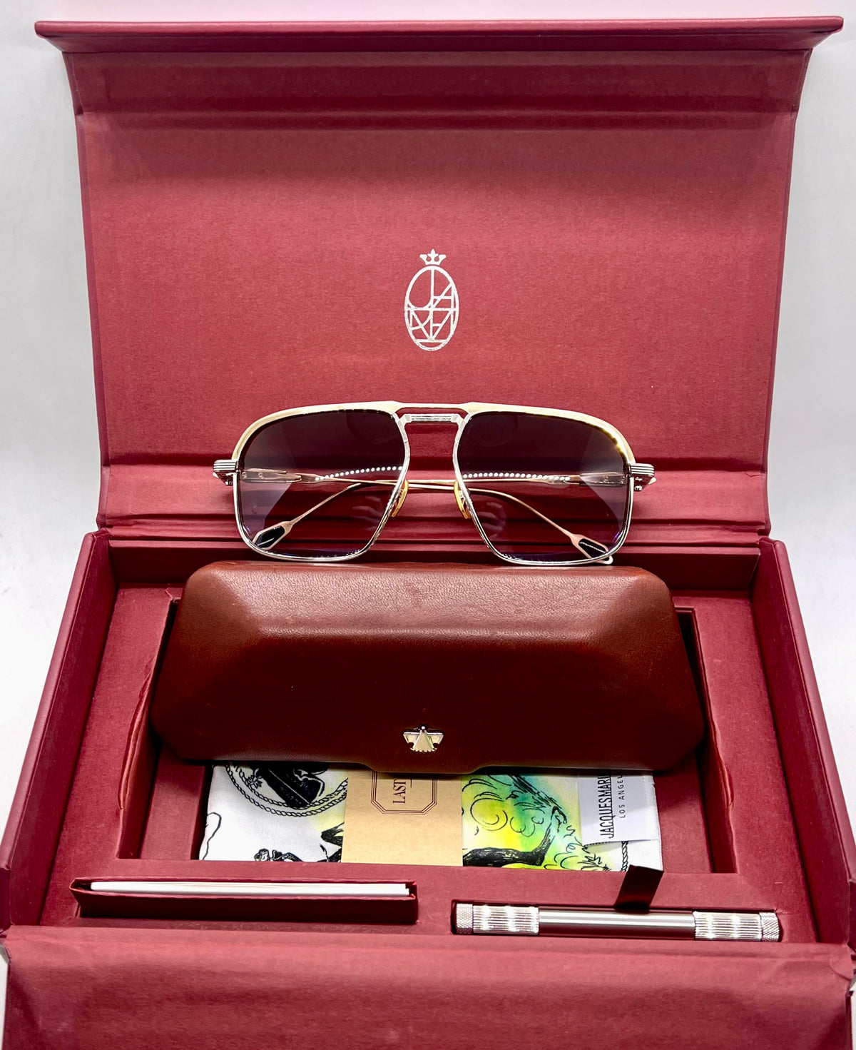 Jacques Marie Mage LaBARGE APIS Last Frontier VI Sunglasses-Full Kit-59mm