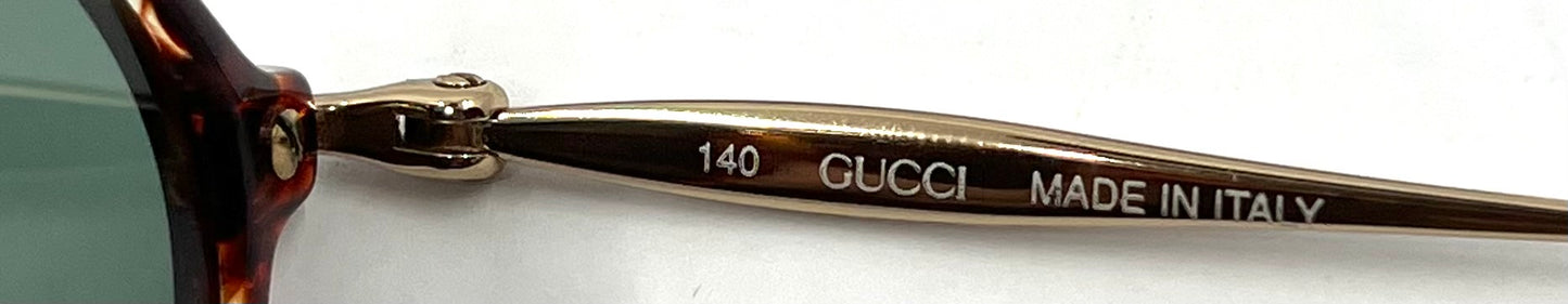 Gucci GG2197/S VF8 Vintage Round Sunglasses-New Custom Sage Green Lenses-UNWORN