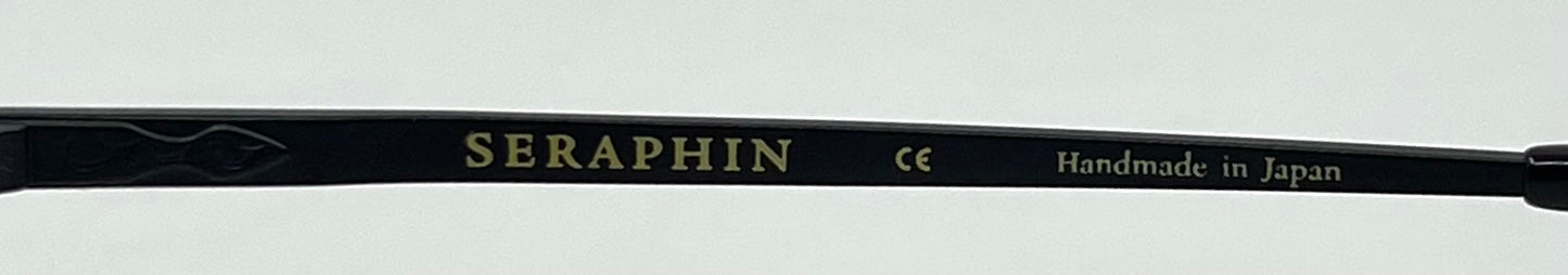 Seraphin Duval 8523 Eyeglasses Titanium Black 47-22-145/Handmade Japan-New