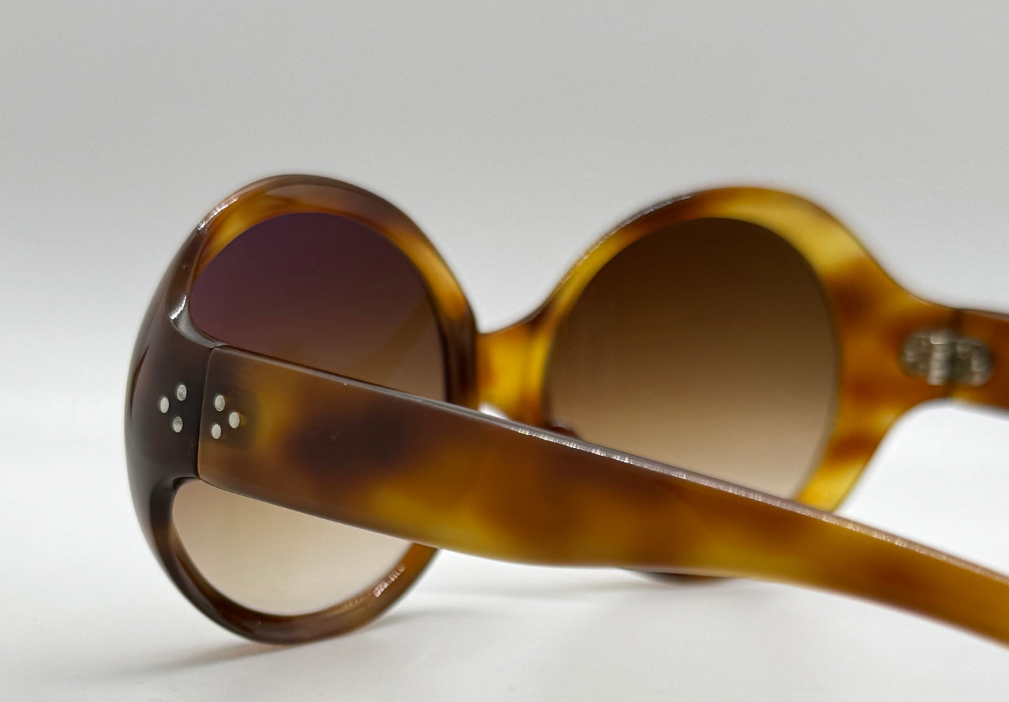 V. Laba Paris 2308-1960s French Artisan Sunglasses w/ New, Custom Berko’s Designs Gradient Lenses