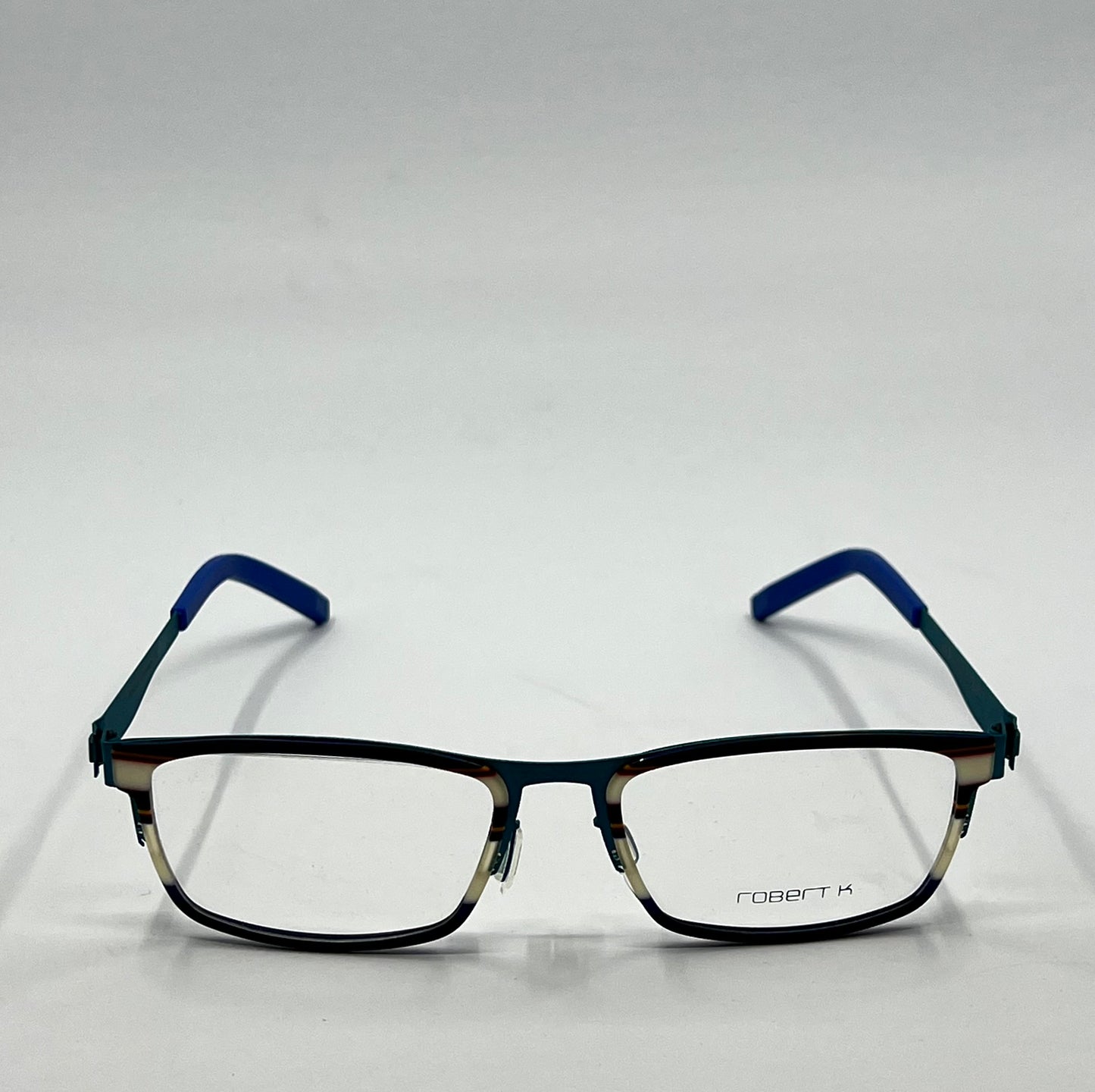Robert K Eye Society Pepe 55-18-145 Blue Optical Frame Made in Germany
