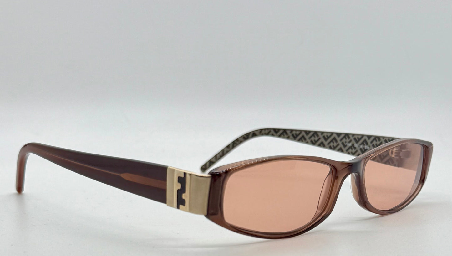 Fendi F645 238 Vintage Sunglasses–FF Monogram Arms-Deadstock/Unworn Italy