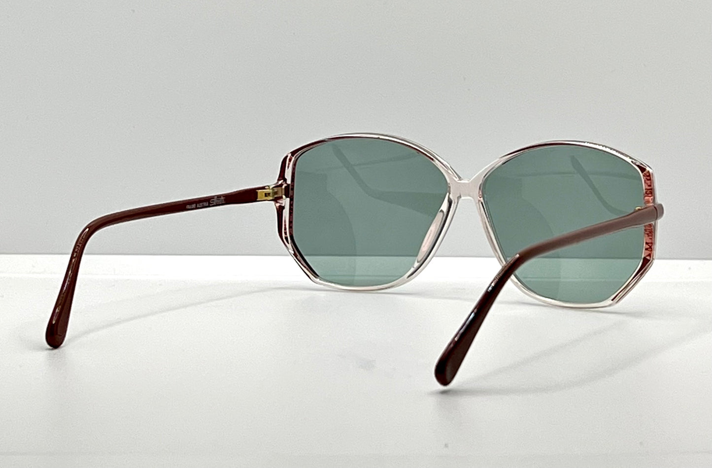 Silhouette SPX M1793 Vintage Sunglasses w/New, Custom Aquamarine Lenses-Deadstock-Austria