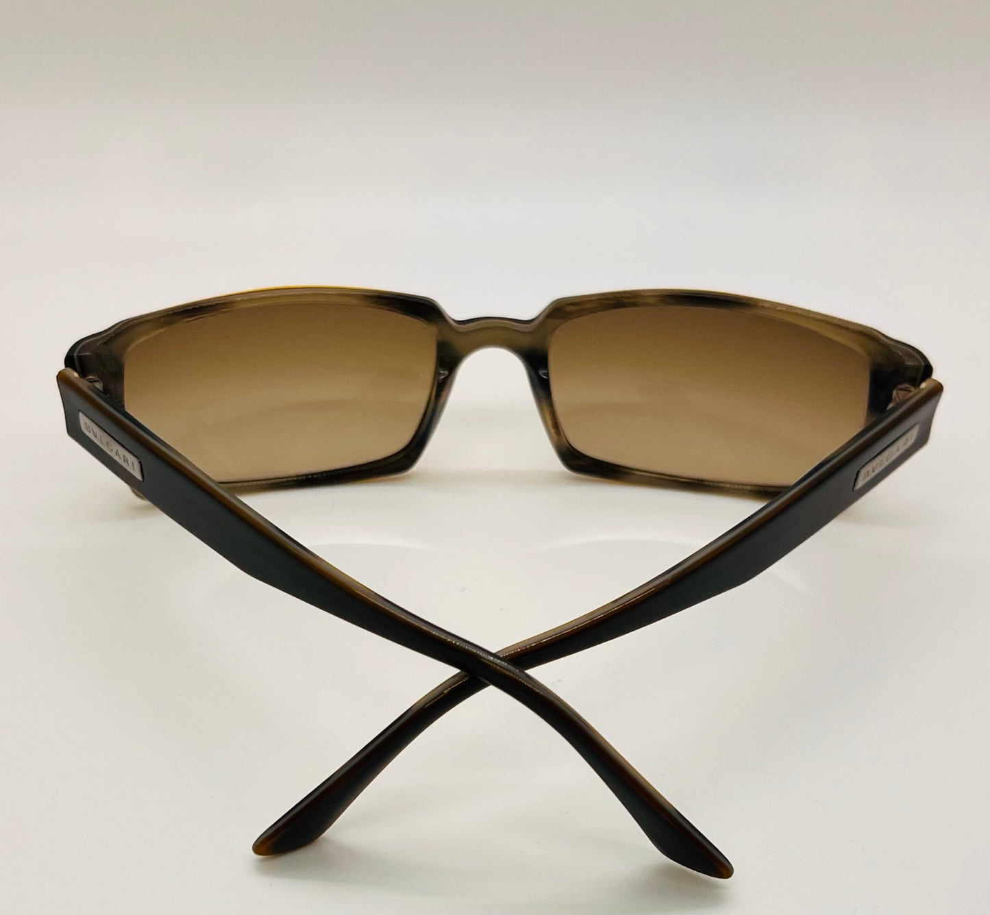Bvlgari BV715 707/13 Sunglasses – Black Frame with Brown Gradient Lenses