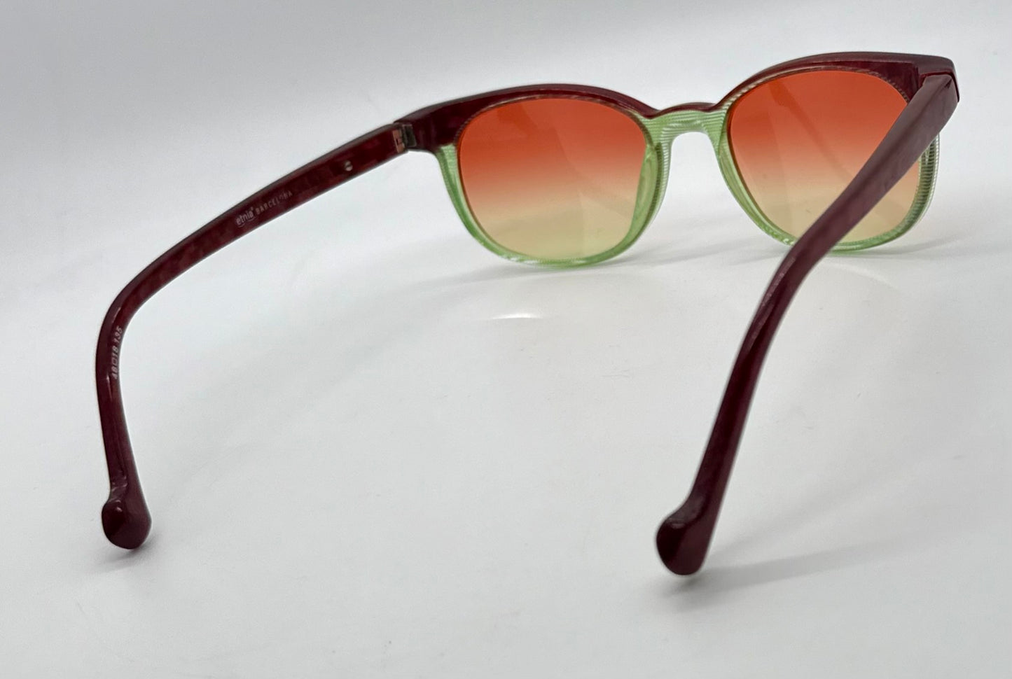 Etnia Barcelona SAN SEBASTIAN BXGR w/New Red/Green Custom Gradient Lenses-48mm