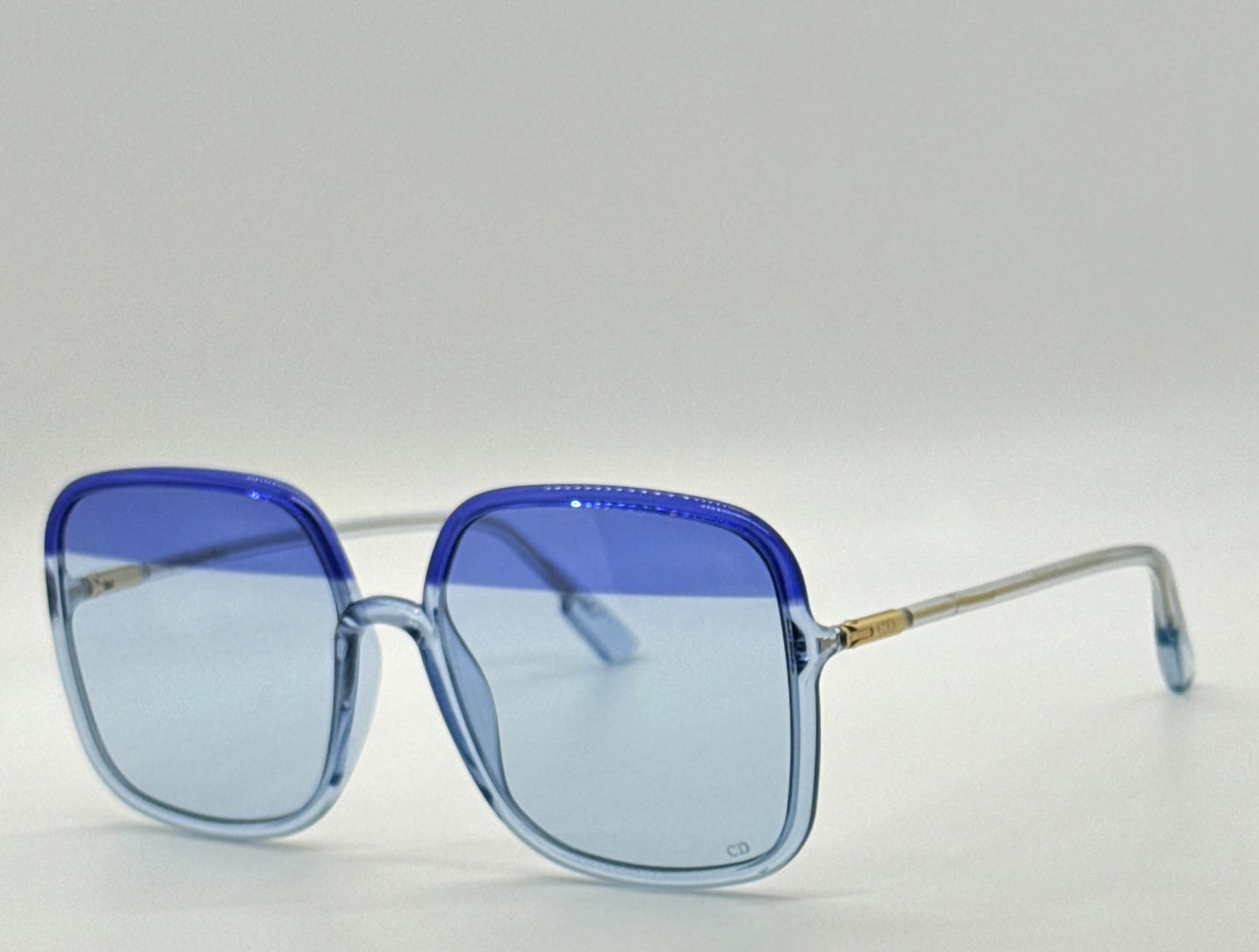 Christian Dior DiorSoStellaire1 Sunglasses ZX9UY-Blue Gradient Lenses–Full Kit/NOS