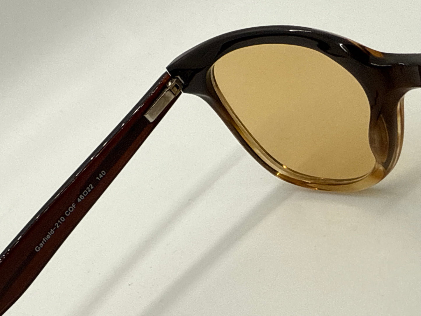Victory Collection-Garfield 210 COF Vintage Sunglasses w/New Day/Night Custom Amber Tint Lenses