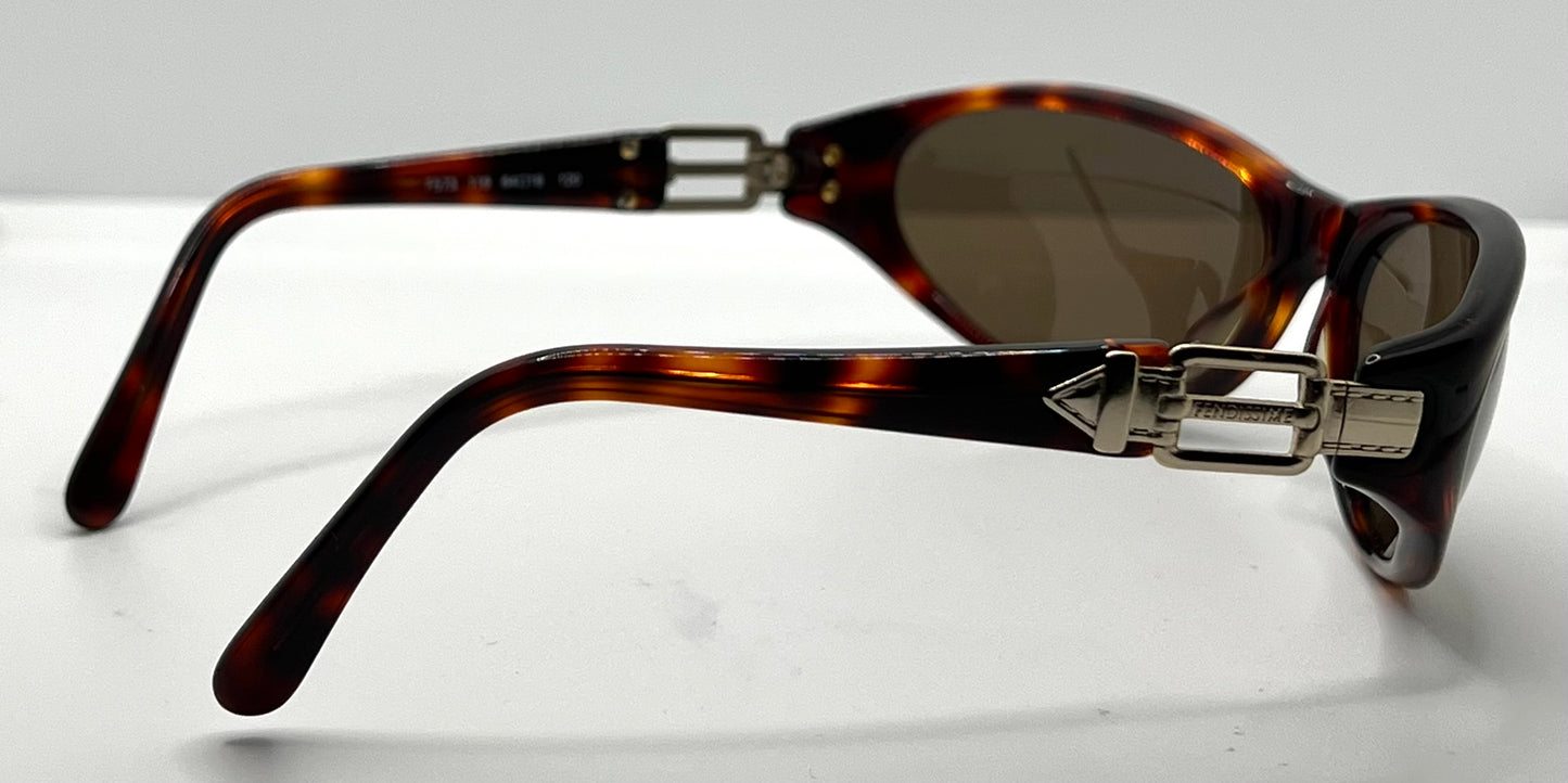 Fendi Fendissime F573 Wraparound Sunglasses-Vintage Deadstock-Unworn-Italy
