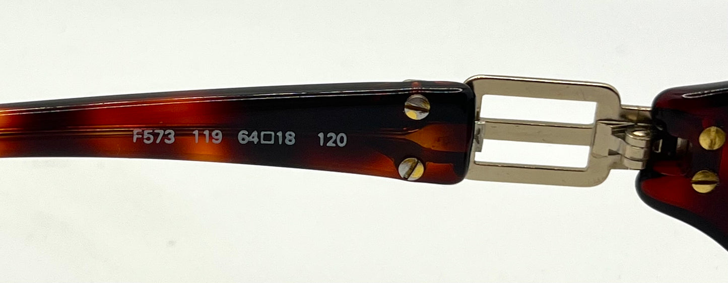 Fendi Fendissime F573 Wraparound Sunglasses-Vintage Deadstock-Unworn-Italy