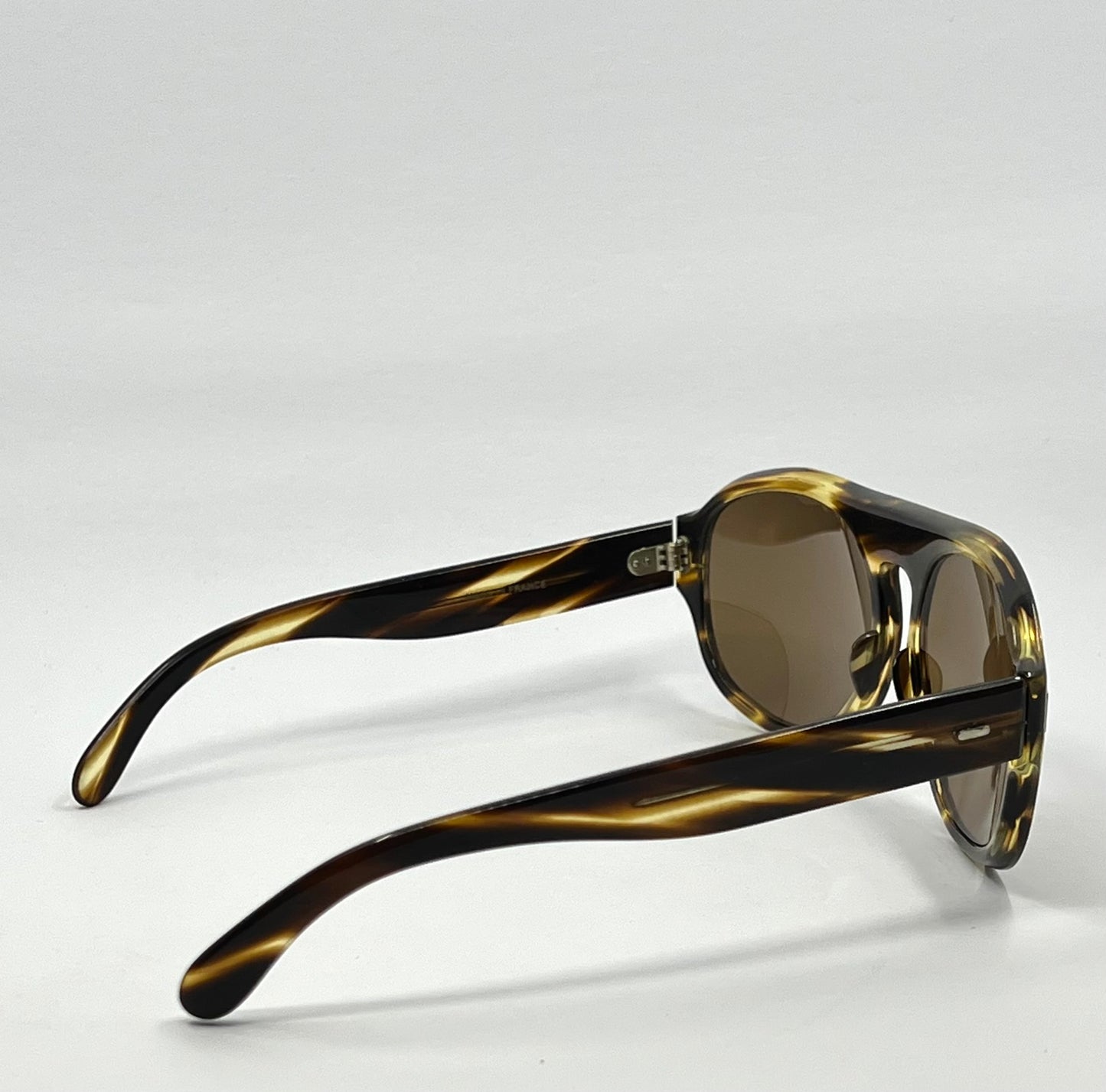 Jacques Fath Vintage Sunglasses Deadstock Made in France Tortoise Brown Unworn