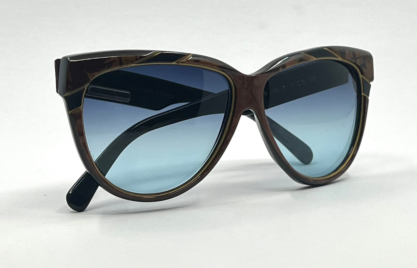 France Look VIRJNIE 1 CS 76 Vintage Sunglasses w/New Gradient Tinted Custom Lenses-Unworn