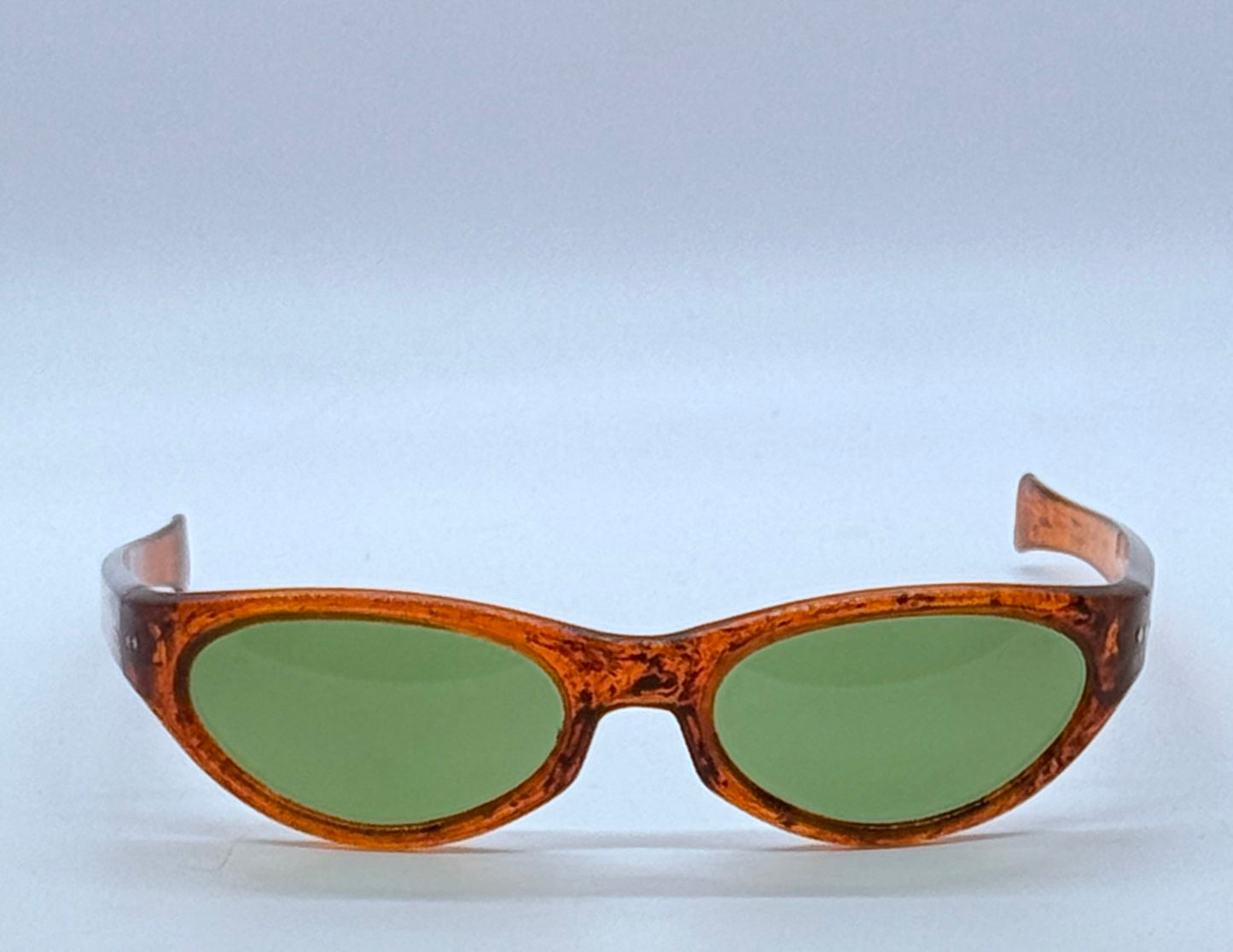 COOL-RAY Polaroid 125 Vintage Sunglasses w/New, Custom Bottle Green Lenses