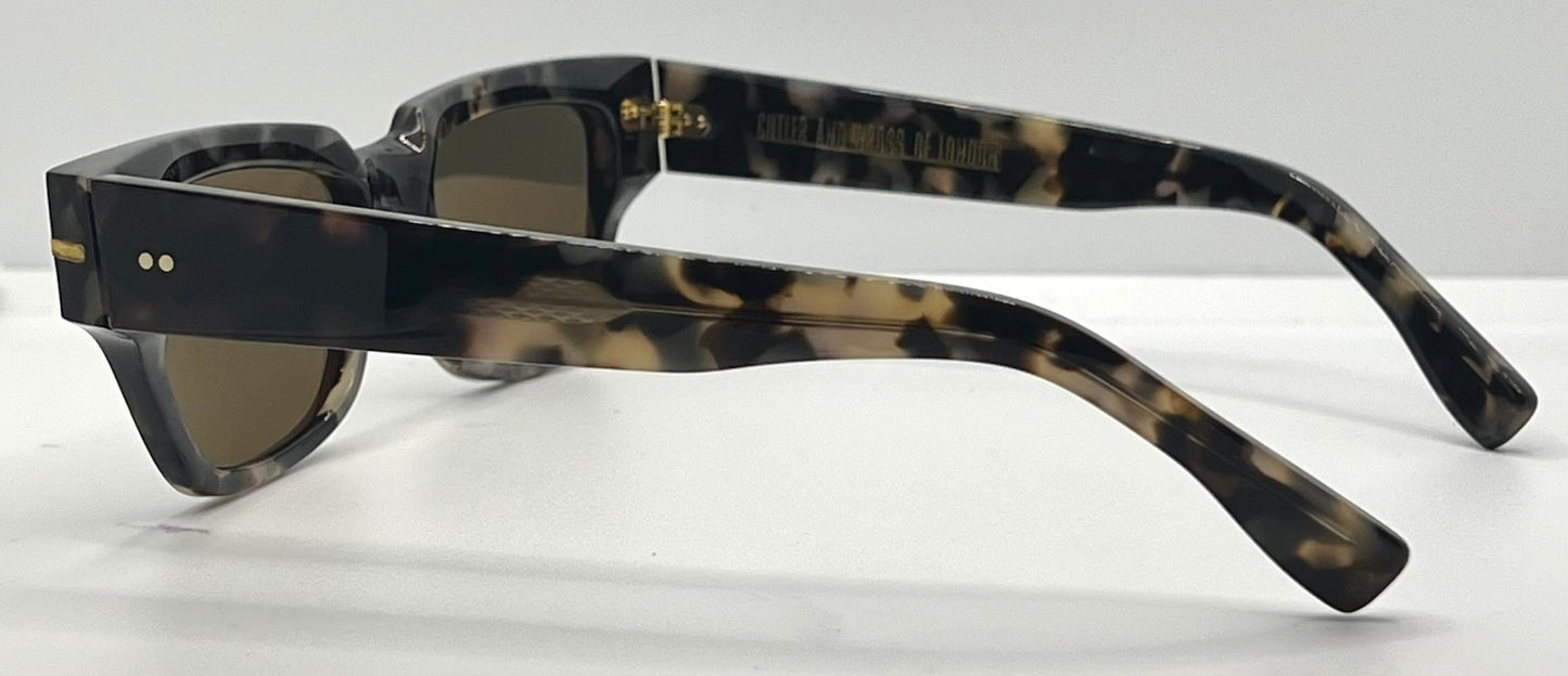 Cutler and Gross M1349 C03 Handmade Sunglasses-Tortoise-54mm-New/Full Kit