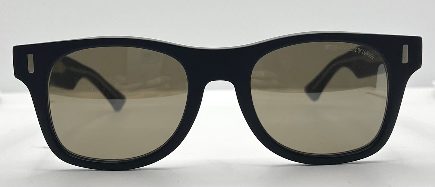 Cutler and Gross 1339 C04 Sunglasses-Matte Black-52mm-Full Kit-New/Unworn-Italy