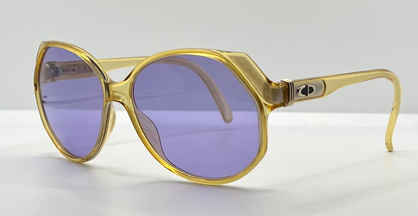CHRISTIAN DIOR 2255 20 – Vintage Sunglasses w/New, Custom Lavender Lenses-Germany