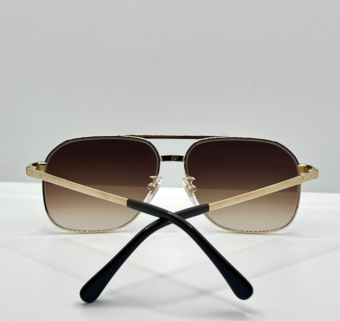 CULTURE HOUSE No. 375 – Vintage Japanese Deadstock Sunglasses | w/ New, Custom Tobacco Gradient Lenses (TITAN-P)