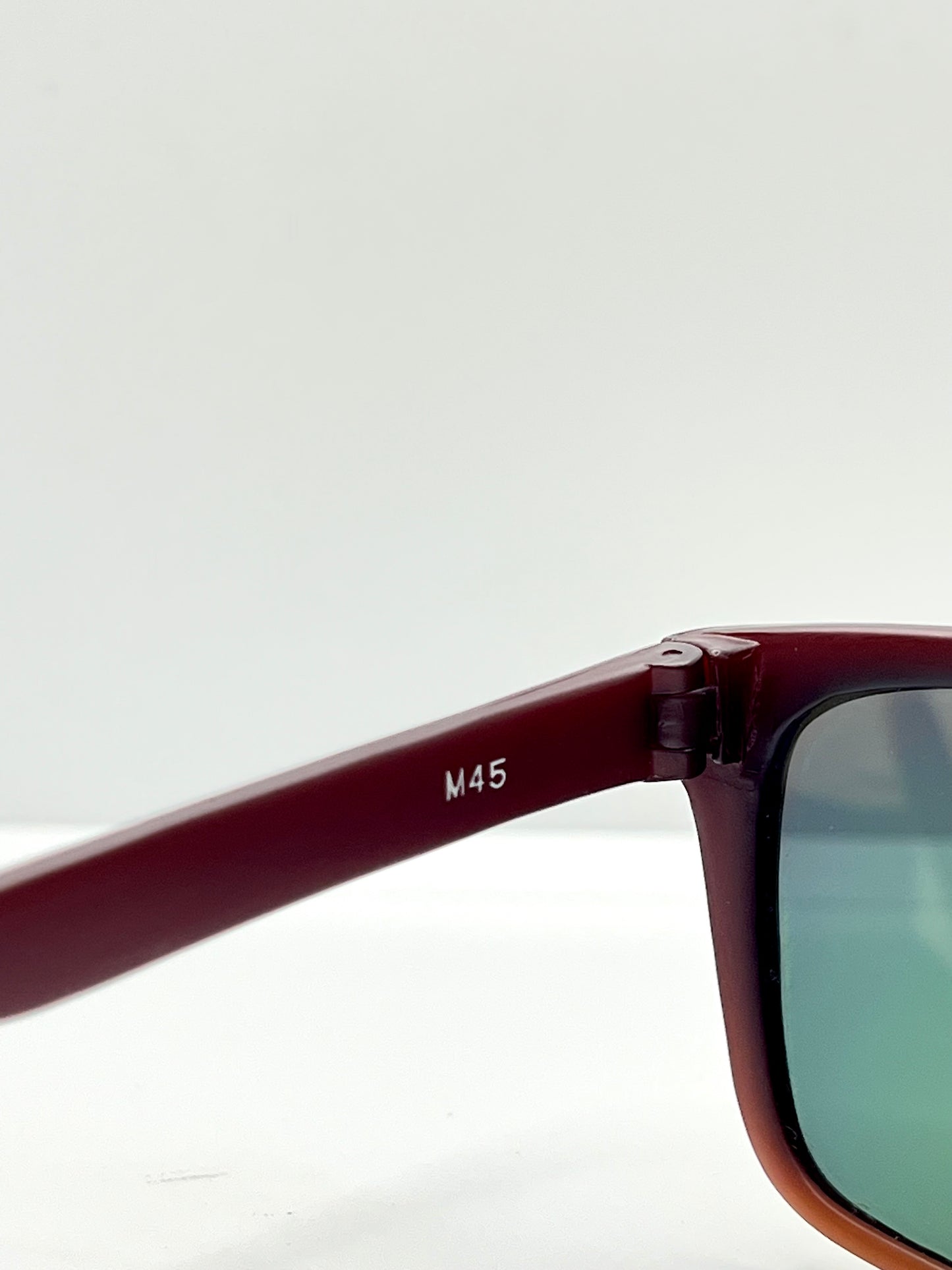 Mira M45 Vintage Sunglasses – Matte Red Frame w/ Yellow Mirror Lenses – NOS
