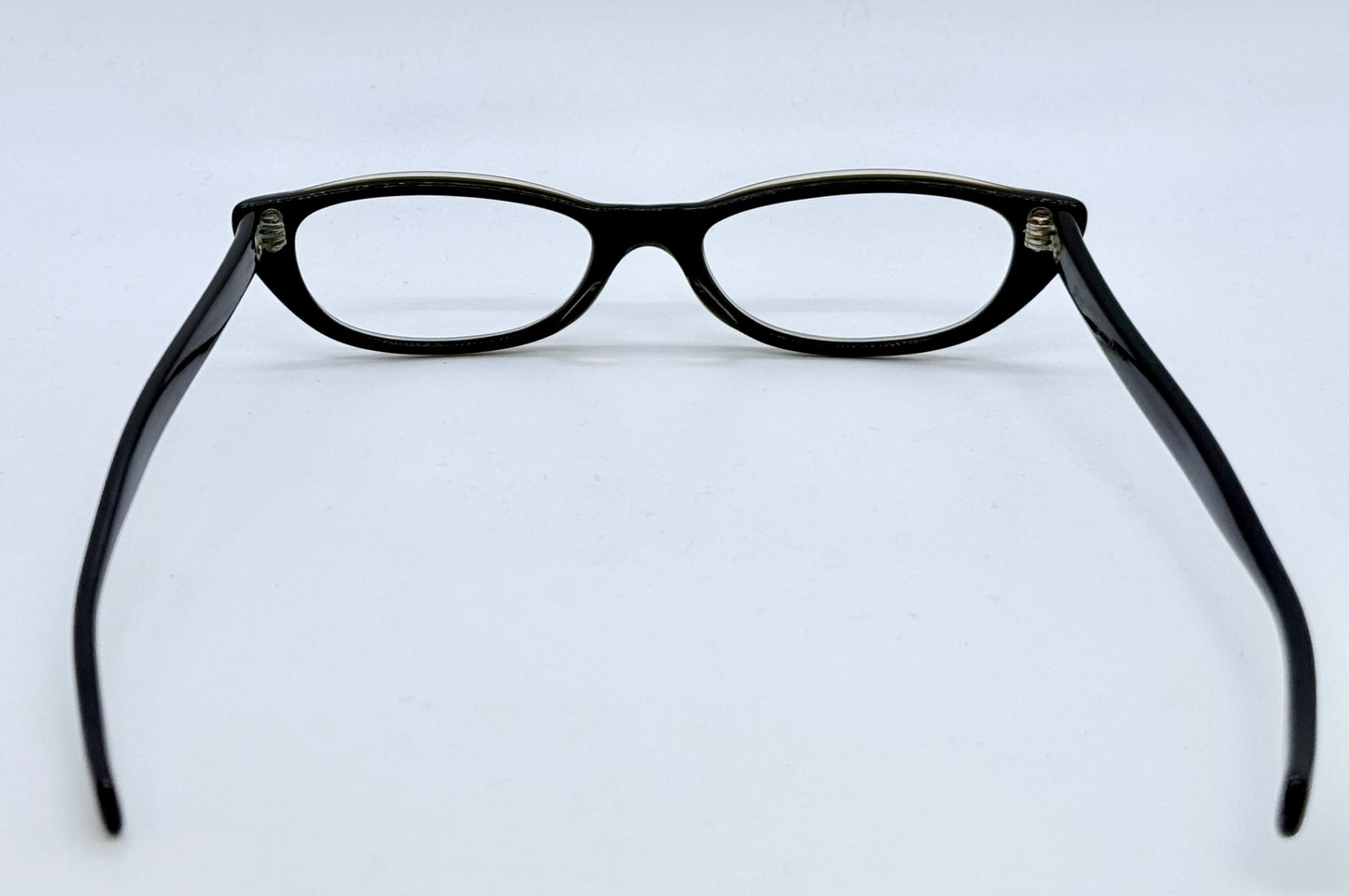 Vintage American Optical Cat-Eye Glasses-1950s/1960s Black & Brown Acetate Frame